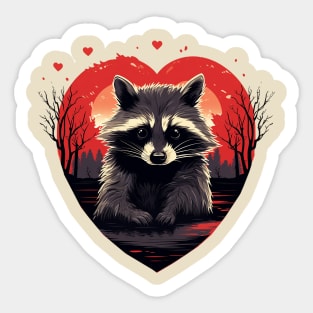 raccoon Sticker